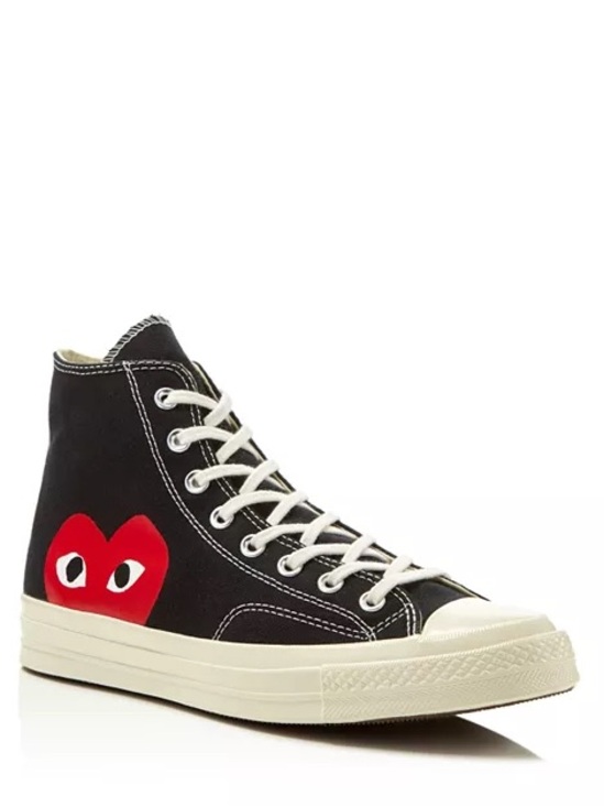 Comme des Garcons PLAY Other - Commes Des GarconS PLAY Converse Unisex Chuck Taylor High Top Sneakers Black 12